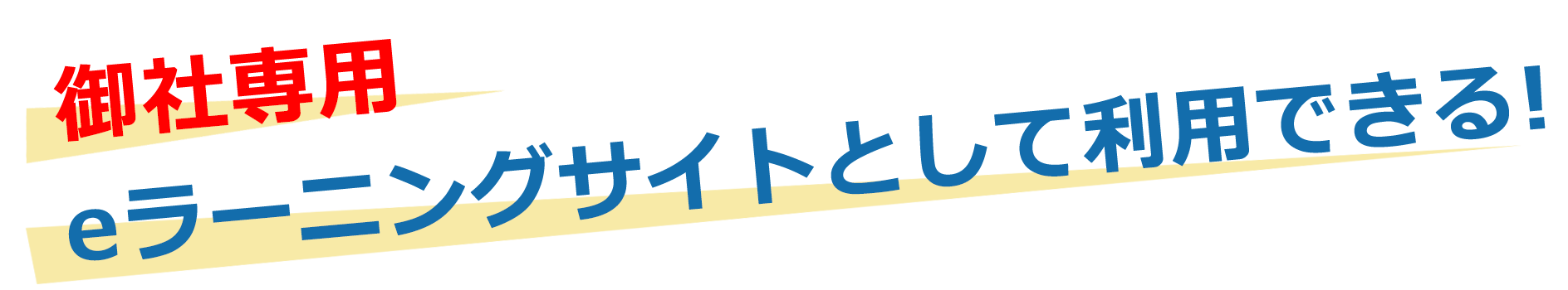 御社専用のe-ラーニングサイトが...