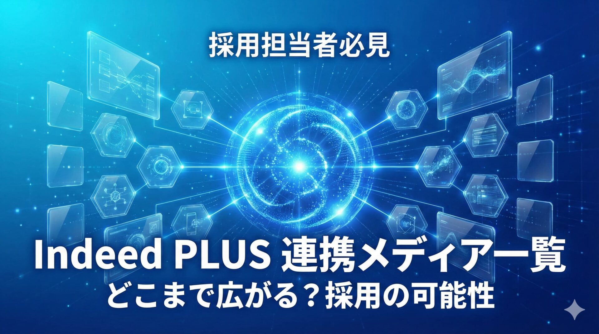 Indeed PLUS連携求人メディア一覧｜面倒な掲載の手間を減らし採用力を上げる のアイキャッチ画像