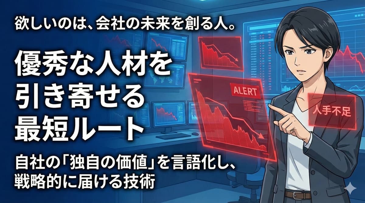 優秀な人材を採用するためには？採用手法といい人材を惹きつけるコツのアイキャッチ画像